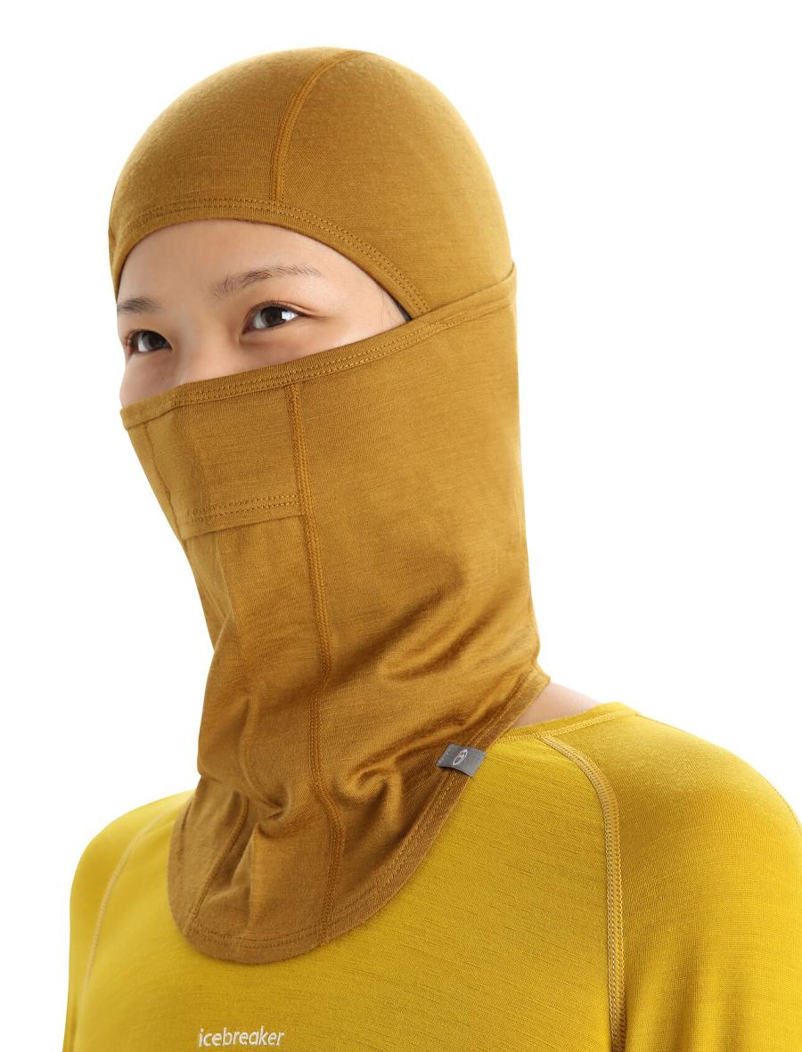 Icebreaker Unisex Merino Oasis Balaclava Férfi Fejpánt Barna | HU 1082MQZA